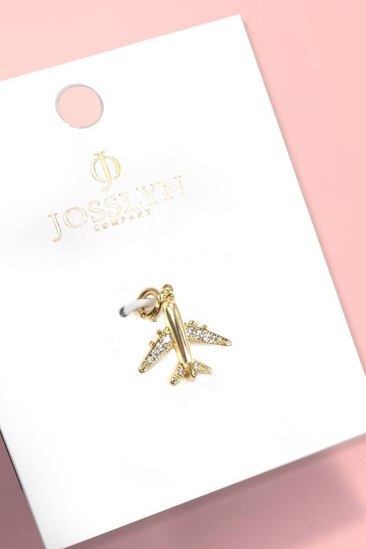 Charm - 18 K Real Gold Dipped with Spring Ring Clamp