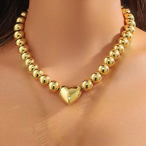 Chunky Heart Necklace