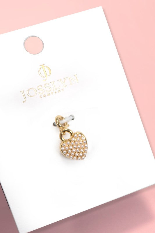 Charm - 18 K Real Gold Dipped with Spring Ring Clamp