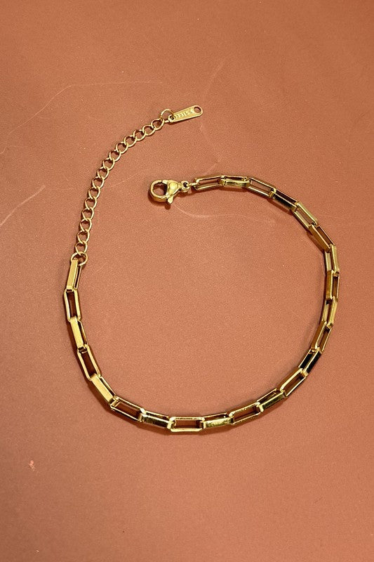 18 k Stainless steel Bracelet for Charms - No fade water resistant