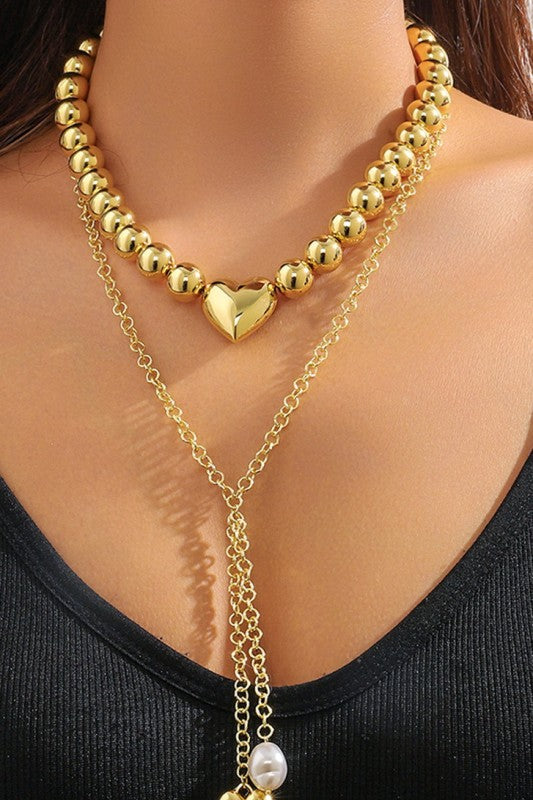 Chunky Heart Necklace