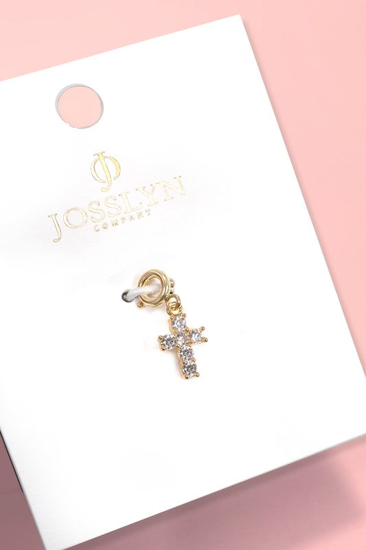 Charm - 18 K Real Gold Dipped with Spring Ring Clamp