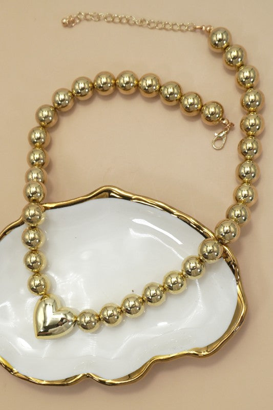 Chunky Heart Necklace